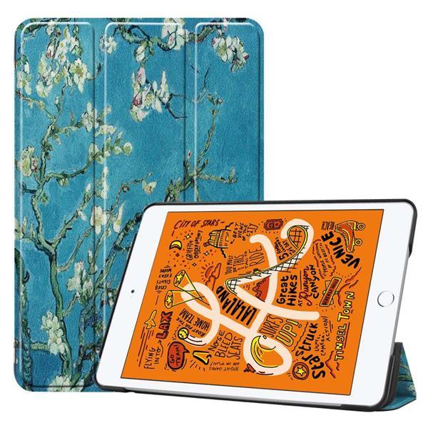 Grote foto apple ipad mini 2019 smart tri fold case blauwe bloesem computers en software tablets apple ipad mini