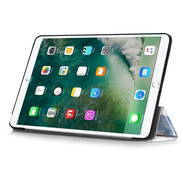Grote foto apple ipad pro 10.5 2017 smart tri fold case feathers computers en software tablets apple ipad