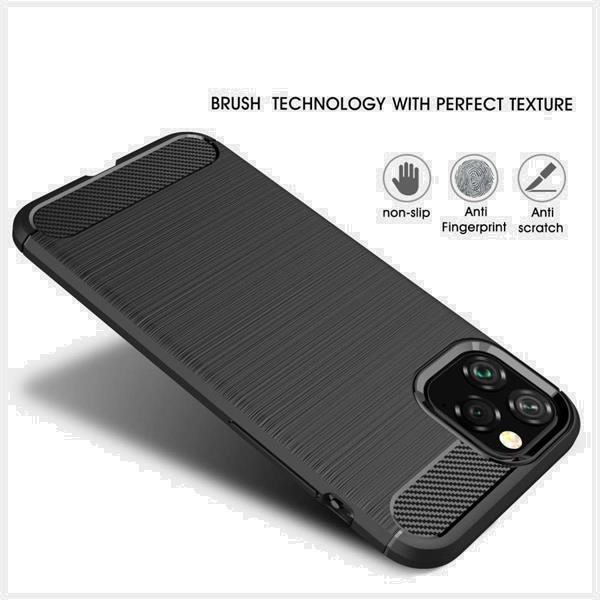 Grote foto apple iphone 11 pro rugged tpu hoesje zwart telecommunicatie apple iphone