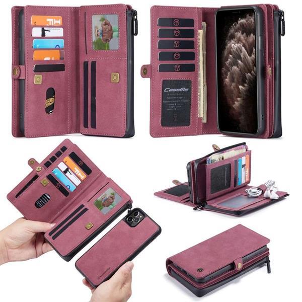 Grote foto caseme apple iphone 11 pro max luxe multi portemonnee hoesje telecommunicatie apple iphone