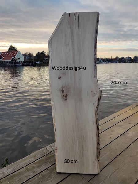 Grote foto tafelblad populierenhout wooddesign4u doe het zelf en verbouw hout en planken