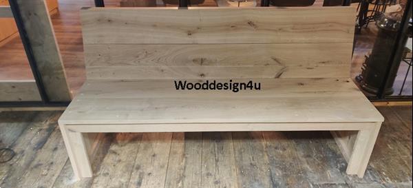 Grote foto spaanse bank eiken wooddesign4u tuin en terras tuinmeubelen