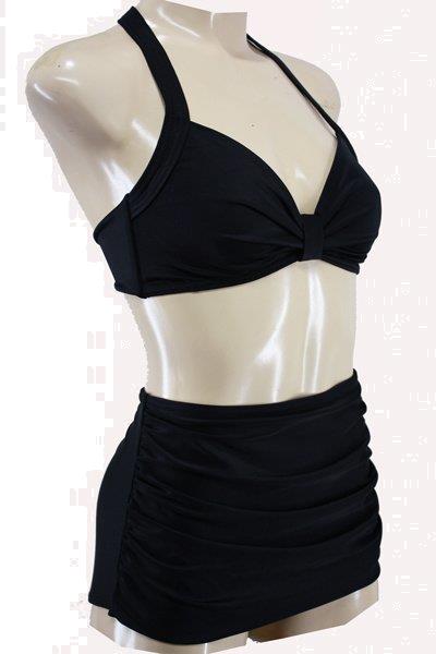 Grote foto aloha beachwear 50 bikini in black. kleding dames badmode en zwemkleding