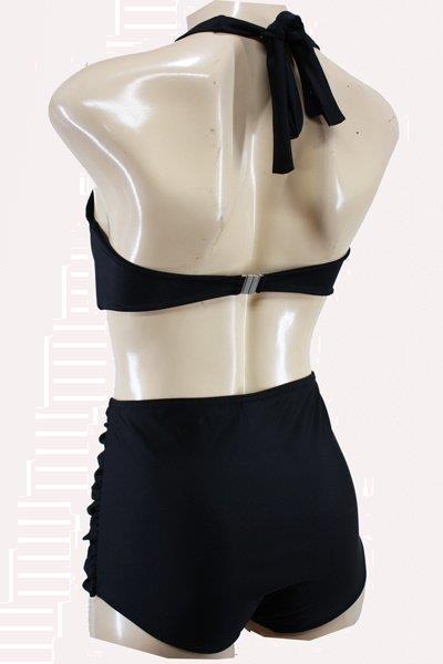 Grote foto aloha beachwear 50 bikini in black. kleding dames badmode en zwemkleding