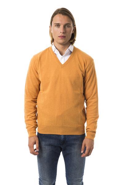 Grote foto uominitaliani albicocca sweater s kleding heren truien en vesten
