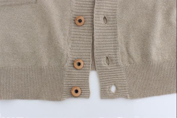 Grote foto ermanno scervino beige cardigan wool cashmere sweater knit i kleding dames truien en vesten