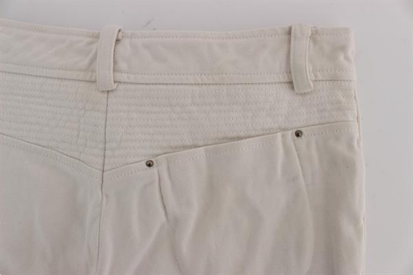 Grote foto ermanno scervino beige cotton slim fit denim jeans it40 s kleding dames spijkerbroeken en jeans