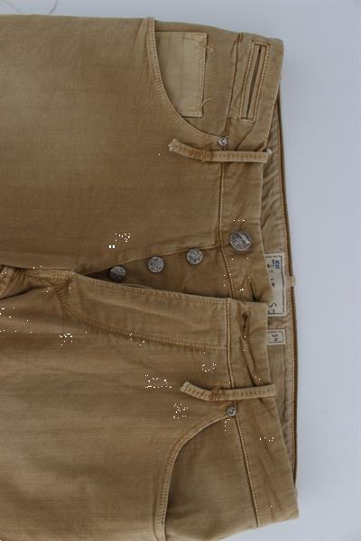 Grote foto ylisia fashion beige wash cotton stretch regular fit jeans w kleding heren spijkerbroeken en jeans