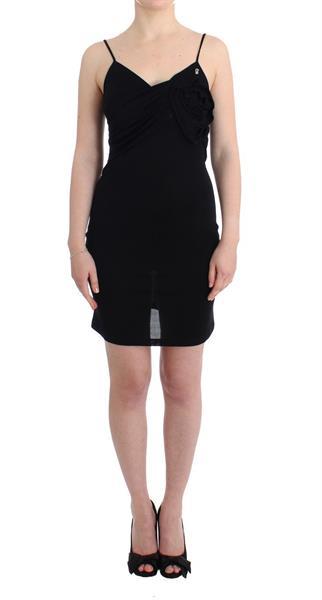 Grote foto galliano black coctail dress it46 xl kleding dames jurken en rokken