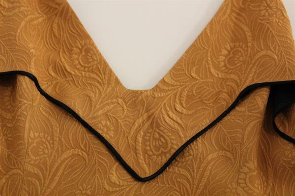 Grote foto filos black bronze silk sleeveless above sheath dress it42 m kleding dames jurken en rokken