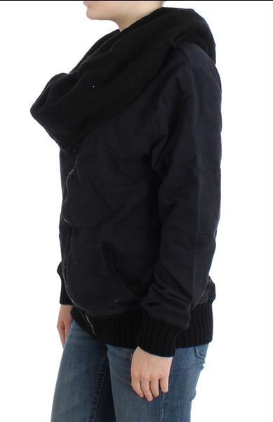 Grote foto cavalli black cotton jacket it44 l kleding dames jassen zomer