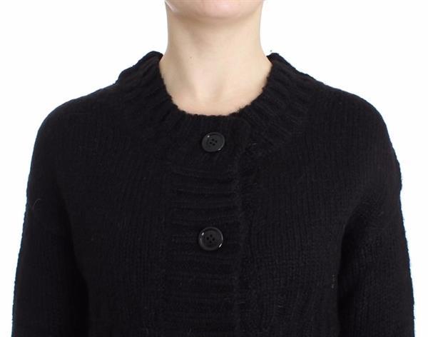 Grote foto galliano black cropped cardigan xs kleding dames truien en vesten