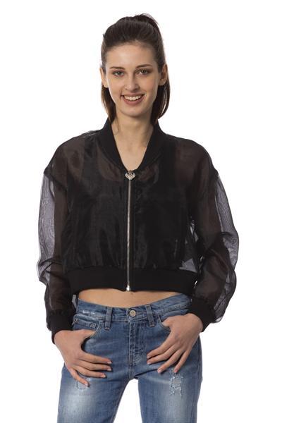Grote foto frankie morello black jackets coat xs kleding dames jassen zomer