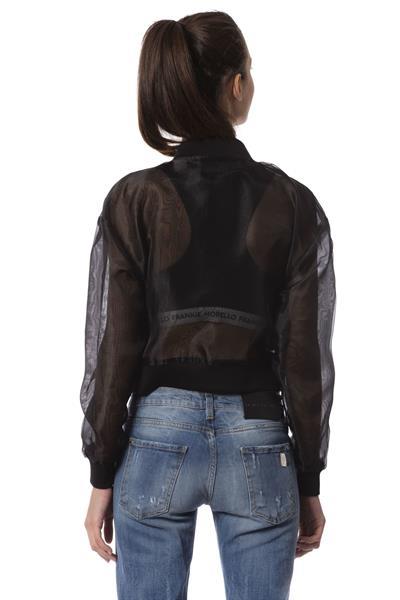 Grote foto frankie morello black jackets coat xs kleding dames jassen zomer