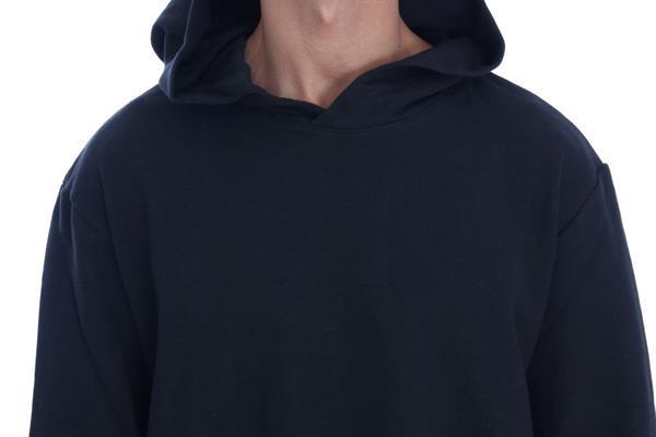 Grote foto daniele alessandrini black gym casual hooded cotton sweater kleding heren truien en vesten