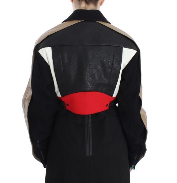 Grote foto kaale suktae black short croped coat biker jacket it40 s kleding dames jassen zomer