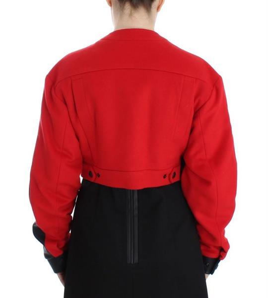 Grote foto kaale suktae black short croped coat bomber jacket it40 s kleding dames jassen zomer
