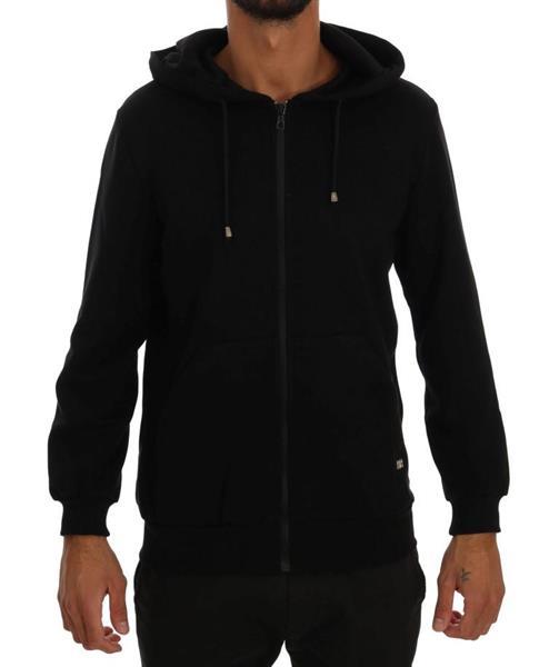 Grote foto daniele alessandrini black sport casual hodded cotton sweate kleding heren truien en vesten