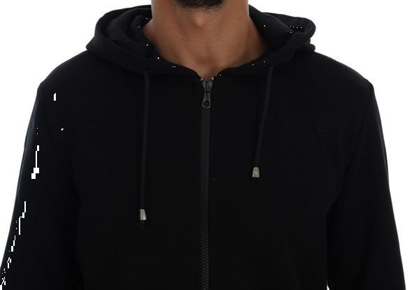 Grote foto daniele alessandrini black sport casual hodded cotton sweate kleding heren truien en vesten