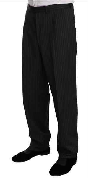 Grote foto z zegna black striped two piece 3 button 100 wool suit it52 kleding heren kostuums en colberts