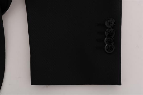 Grote foto daniele alessandrini black two button slim fit suit it52 x kleding heren kostuums en colberts