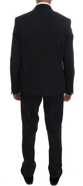 Grote foto daniele alessandrini black two button slim fit suit it52 x kleding heren kostuums en colberts