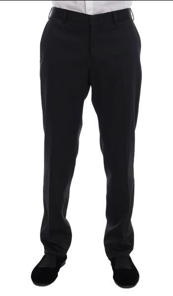 Grote foto daniele alessandrini black two button slim fit suit it52 x kleding heren kostuums en colberts