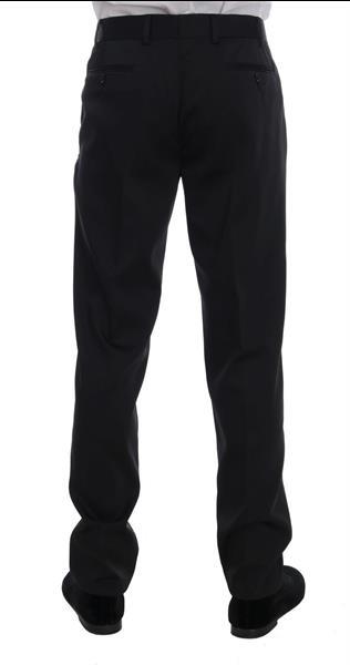 Grote foto daniele alessandrini black two button slim fit suit it52 x kleding heren kostuums en colberts