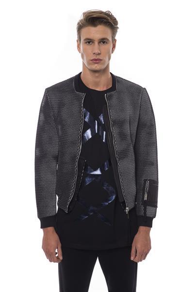 Grote foto nicolo tonetto black white jacket xs kleding heren jassen zomer