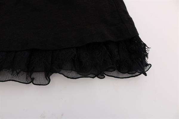 Grote foto ermanno scervino black wool camisole lingerie top it38 xs kleding dames t shirts
