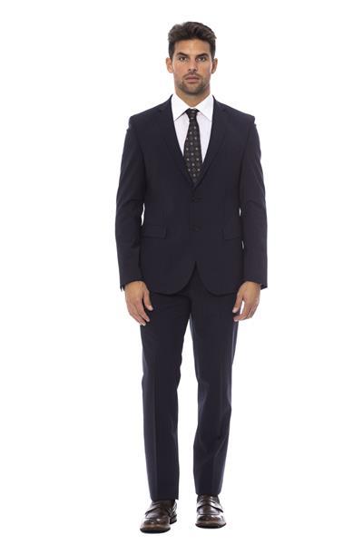 Grote foto verri blu navy suit it50 l kleding heren kostuums en colberts