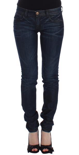 Grote foto ermanno scervino blue slim jeans denim pants skinny leg stre kleding dames spijkerbroeken en jeans
