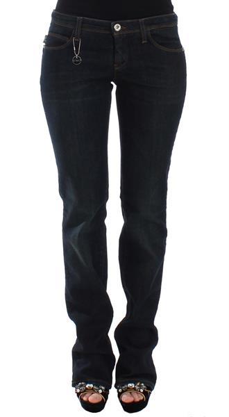 Grote foto costume national blue slim fit jeans w33 kleding dames spijkerbroeken en jeans
