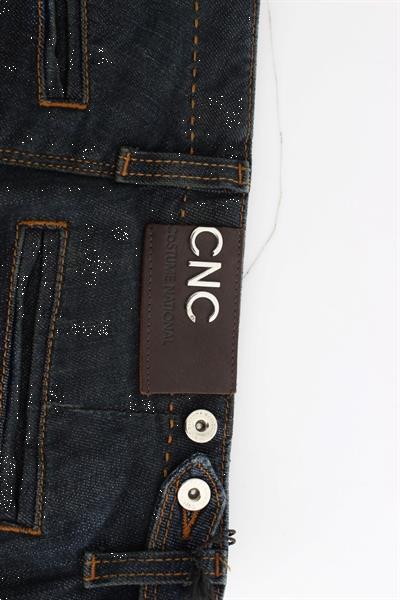 Grote foto costume national blue slim fit jeans w33 kleding dames spijkerbroeken en jeans