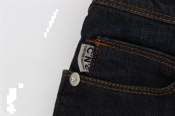 Grote foto costume national blue slim fit jeans w33 kleding dames spijkerbroeken en jeans