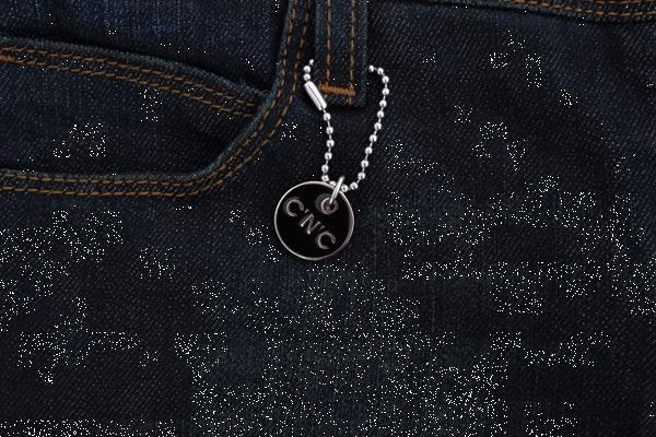 Grote foto costume national blue slim fit jeans w33 kleding dames spijkerbroeken en jeans