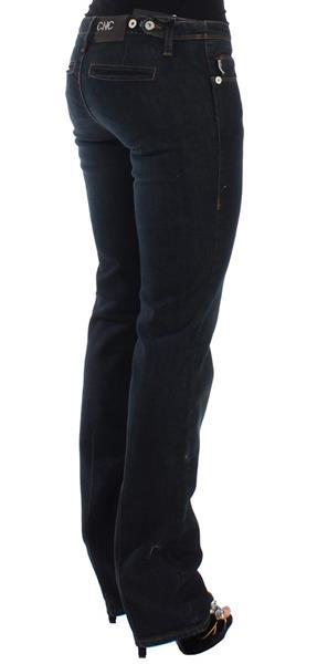 Grote foto costume national blue slim fit jeans w33 kleding dames spijkerbroeken en jeans