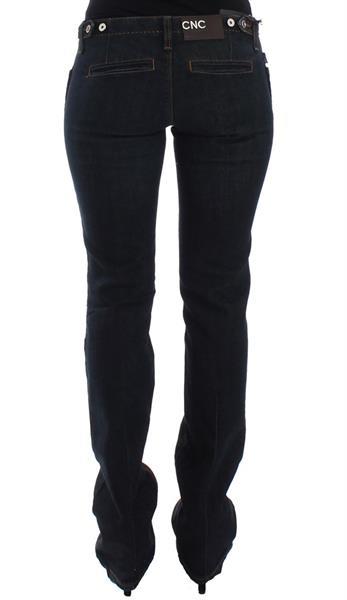 Grote foto costume national blue slim fit jeans w33 kleding dames spijkerbroeken en jeans