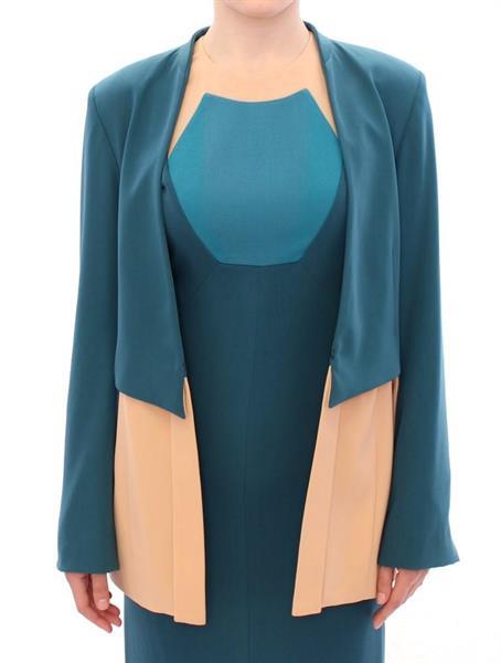 Grote foto co te blue stretch blazer jacket it42 m kleding heren kostuums en colberts