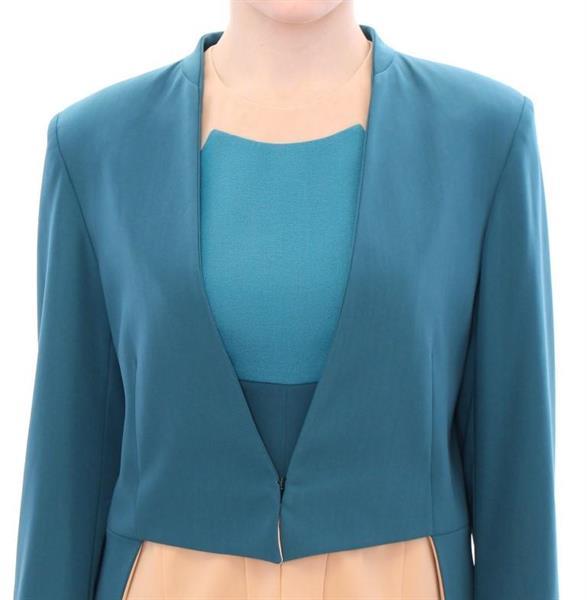 Grote foto co te blue stretch blazer jacket it42 m kleding heren kostuums en colberts