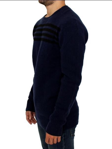 Grote foto costume national blue striped sweater pullover it54 xxl kleding heren truien en vesten