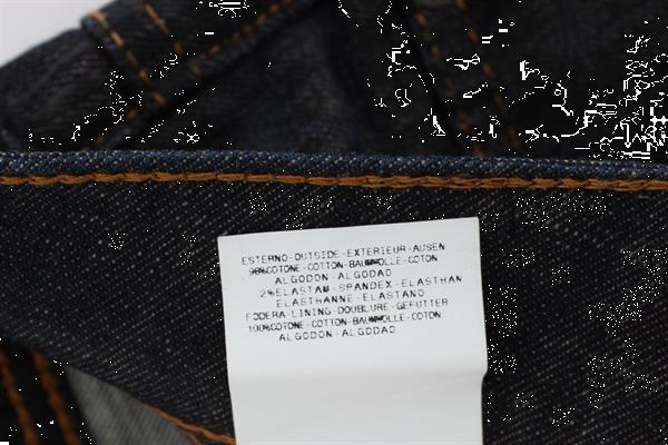 Grote foto galliano blue wash cotton blend slim fit bootcut jeans w24 kleding dames spijkerbroeken en jeans