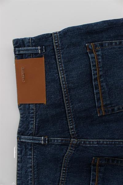 Grote foto ylisia fashion blue wash cotton baggy loose fit jeans w34 kleding heren spijkerbroeken en jeans