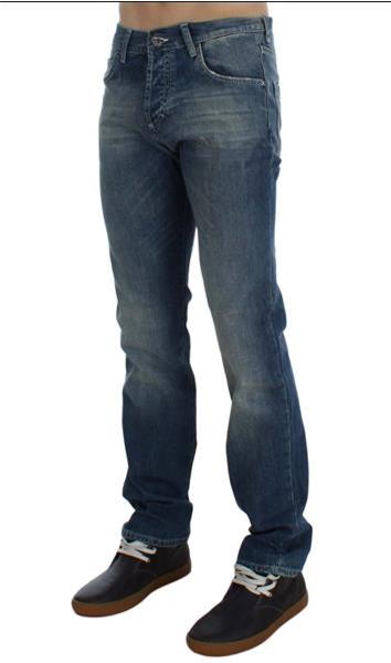 Grote foto exte blue wash cotton regular fit jeans w30 kleding heren spijkerbroeken en jeans
