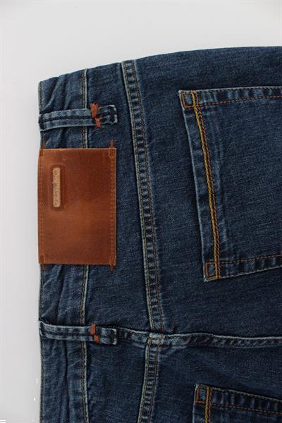 Grote foto ylisia fashion blue wash cotton stretch slim fit jeans w34 kleding heren spijkerbroeken en jeans