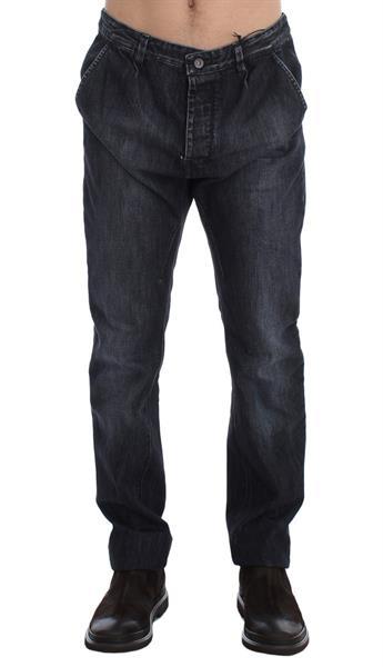 Grote foto costume national blue wash regular fit cotton jeans w34 kleding heren spijkerbroeken en jeans