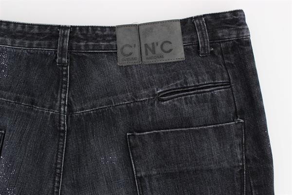 Grote foto costume national blue wash regular fit cotton jeans w34 kleding heren spijkerbroeken en jeans