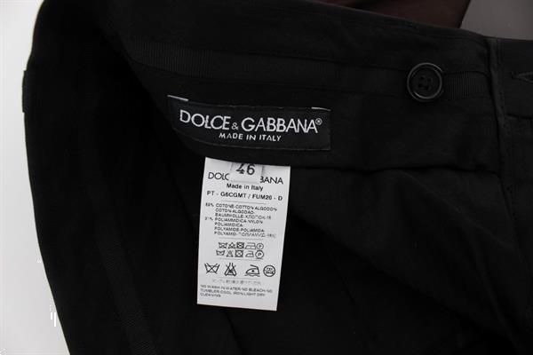 Grote foto dolce gabbana brown black 3 4 length pants it50 l kleding heren spijkerbroeken en jeans