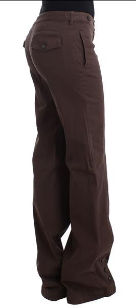 Grote foto galliano brown wide leg cargo pants it40 s kleding dames spijkerbroeken en jeans