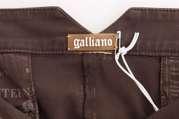 Grote foto galliano brown wide leg cargo pants it40 s kleding dames spijkerbroeken en jeans